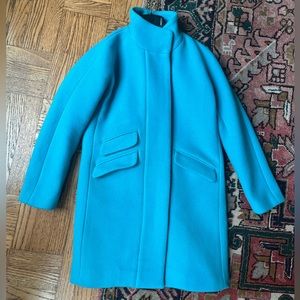 J. Crew Cocoon coat in Italian stadium-cloth wool blend - excellent condition 2P
